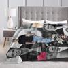Drew Starkey Plüschdecken Kinder Flanell Überwurfdecke für Sofa Sessel Warmes Design Qualitäts Tagesdecke Geschenk