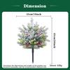 Cross-border Artificial Snow Berry Pine & Cypress Garden Decoration