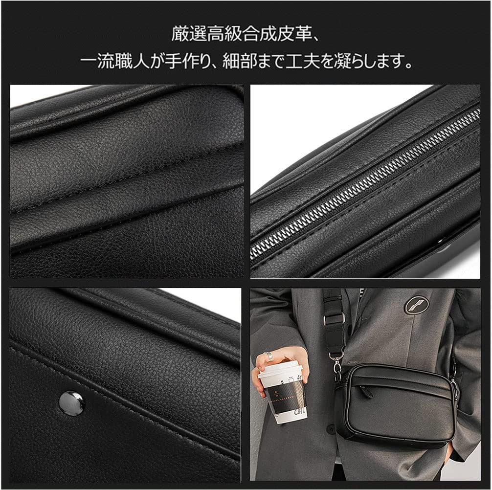 CuleonKalen CK Mini Shoulder PU Leather Crossbody Messenger Large Leisure Bike Commuter School Outdoor Gift Bag, Men's Bag, Capacity, Bag, Bag,