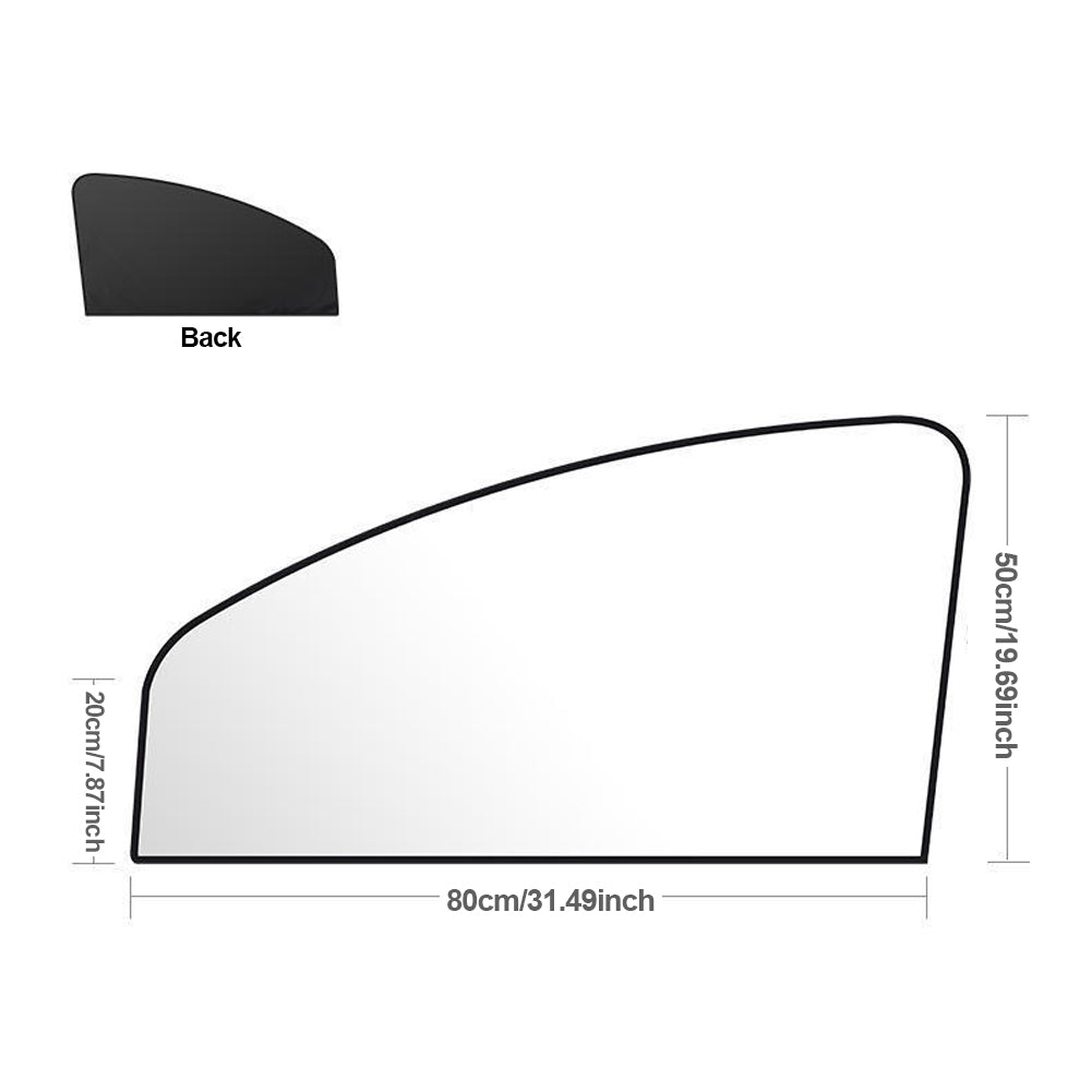 Magnetischer Sonnenschutz für Autofenster, UV-Schutz, Seitenfenster, Frontfenster, Heckfenster, Sichtschutz, Autozubehör