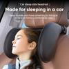 Ergonomic 360° Adjustable Auto Cervical Pillow with Memory Foam Side Pads One-Click Sleep Headrest for Car Travel BMW Benz