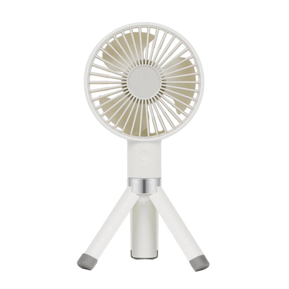 2-in-1 Reiseventilator USB wiederaufladbar Mini faltbarer Schreibtischventilator Camping Wandern Handventilator
