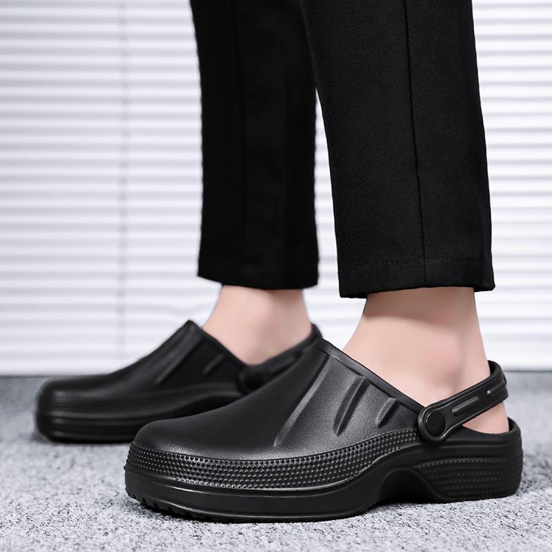 Ny Ankomst Herr Sommarskor Herrtofflor Halkfria Herr Trädgårdsskor Casual Strand Sandaler Kockskor Sjuksköterska Läkarskor