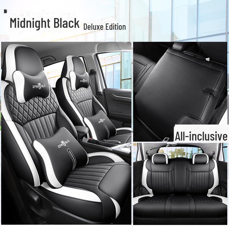 Geometric Kung Fu Niu Niu EX3 Leather Seat Cushion & Full Surround Cover