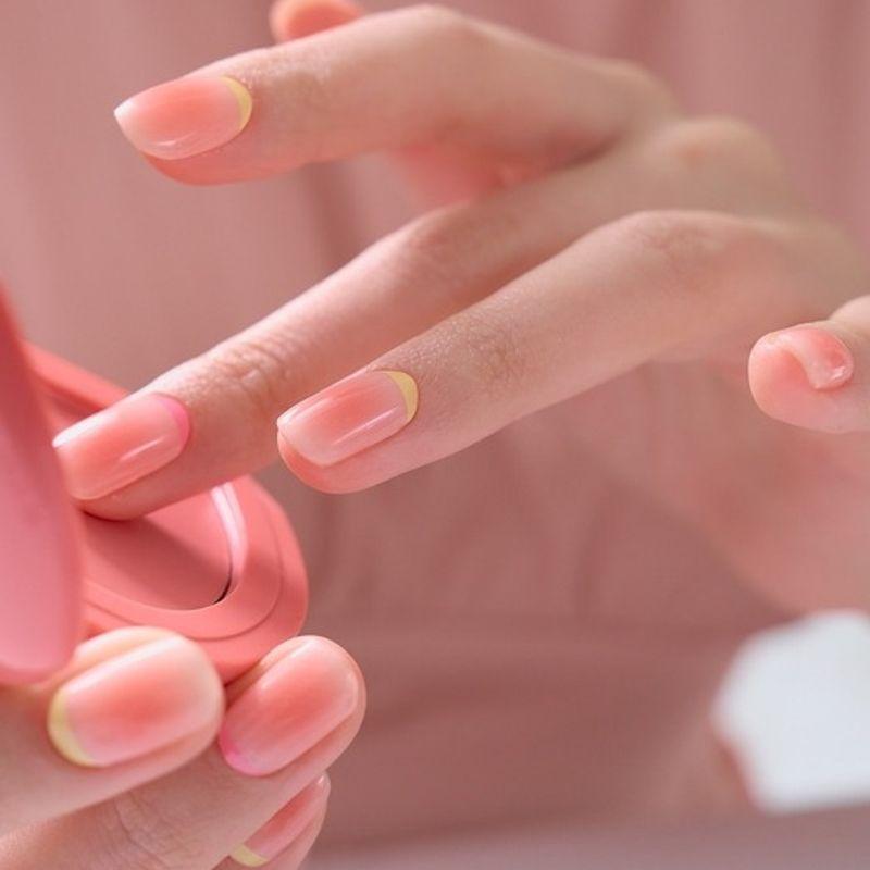 Shop Gel Bolbbalgan French Stick-On Gel Nails 28pcs