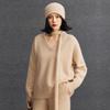 Women's Cashmere Knitwear: Solid Color Loose Fit for Autumn/Winter