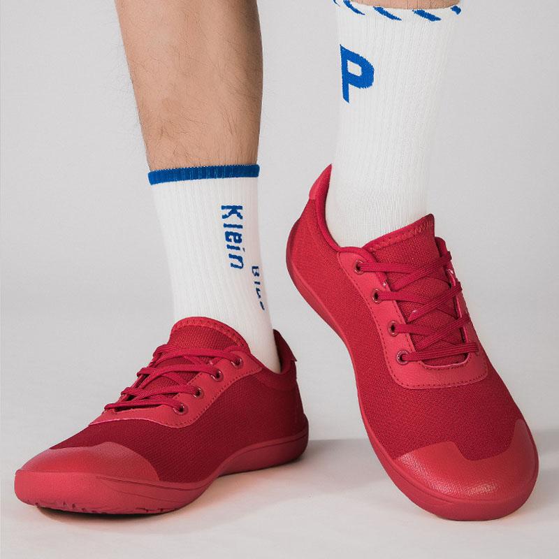Size 47 Walk Men's Sneakers Knitted Fabric Flat Sports Shoes Jogging Casual Shoes Male Non-slip Cycling Fitness Skateboard Shoes