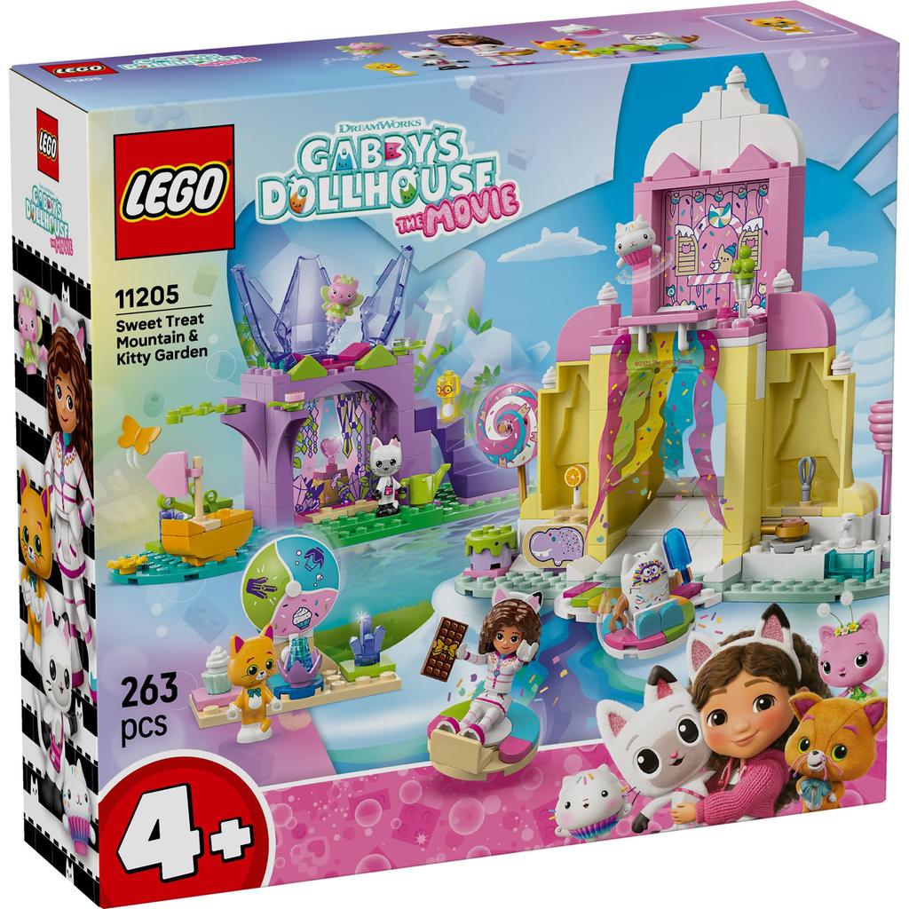 LEGO Gabby's Dollhouse: Candy Mountain and Kitty Garden - Toy, Birthday Present, Building Blocks, Educational Toy for Boys and Girls, Ages 4, 5, 6, St