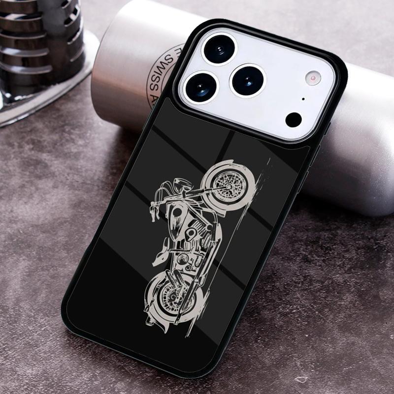 Moto Cross Motorcycle Sport Phone Case for iPhone 17 16 15 Pro Max Air 14 13 12 11 Plus Shockproof Capa Cover