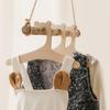 10 stuks Babykledinghangers Houten Leuke Dierenvorm Hangers Anti-slip Kledinghangers voor Kinderkamer Garderobe Opslag Kleding voor Peuters