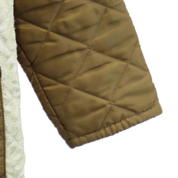 LAVENHAM made in Japan Steppjacke 36 Braun Schnürung vorne Damen Gebraucht