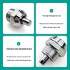 Spring-Loaded Mini Push Lock for Advertising Light Boxes and Cabinets