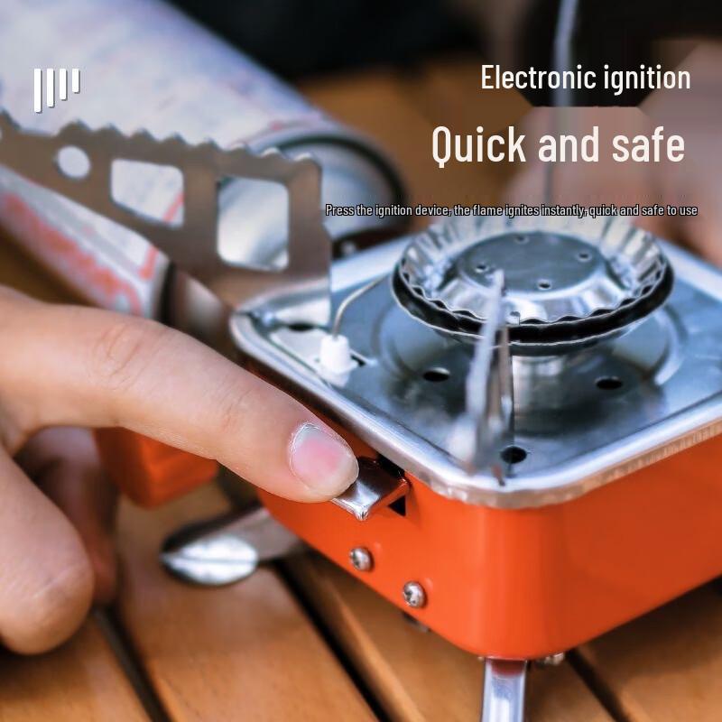 Portable Mini Folding Gas Camping Stove Set (2-pack)