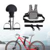 Kids Bike Seat and Handlebar Accessory Combo Pack Front Mounted Bicycle Seats For Most Adult Mountain Bikes Children Aged 3-6ys