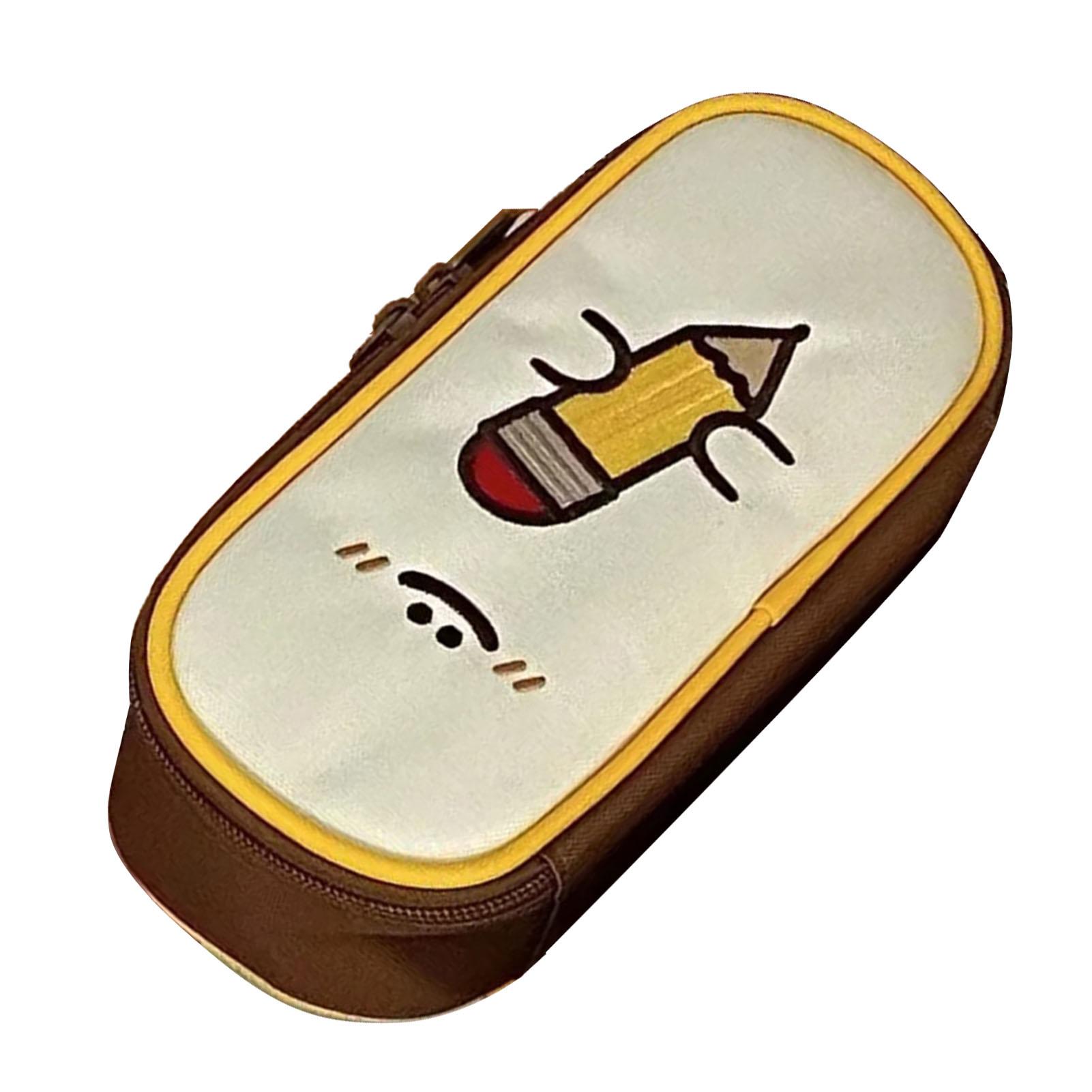 

Pencil Case Large Capacity Multi Function Student Pen Bag Canvas for Home School Classroom