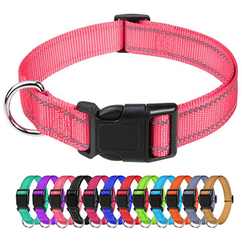 Reflective Anti-Strangulation Adjustable Pet Collar for Dogs & Cats