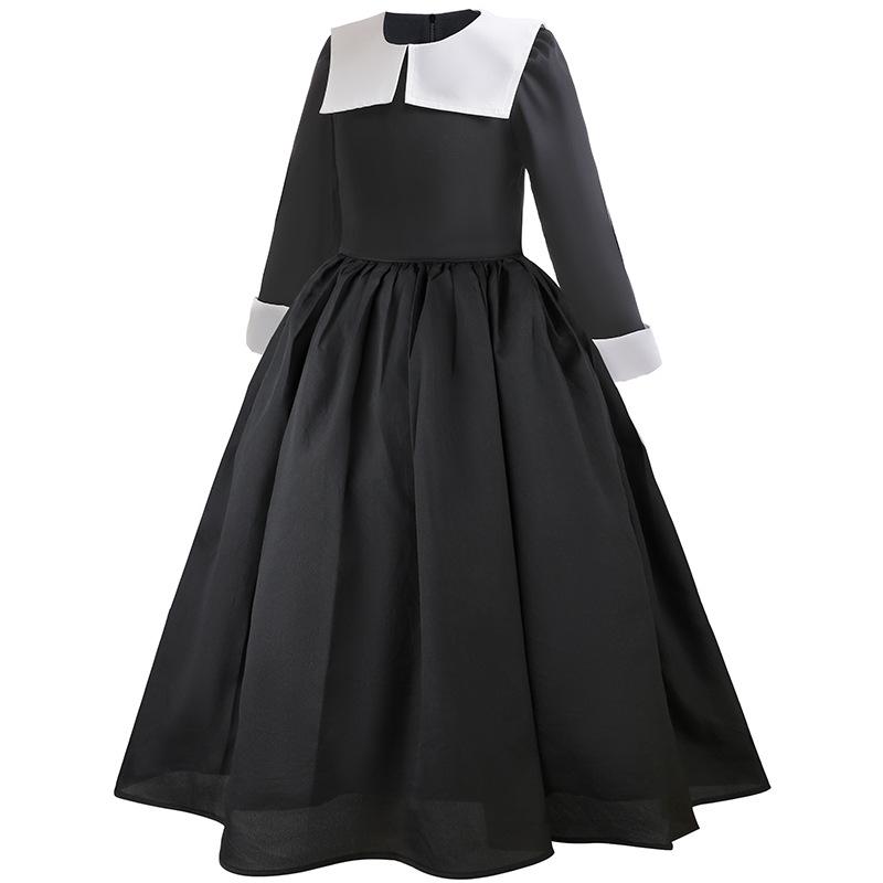 Popular Girls Cosplay Wednesday Hostess Waiter Party Performance Long Dress