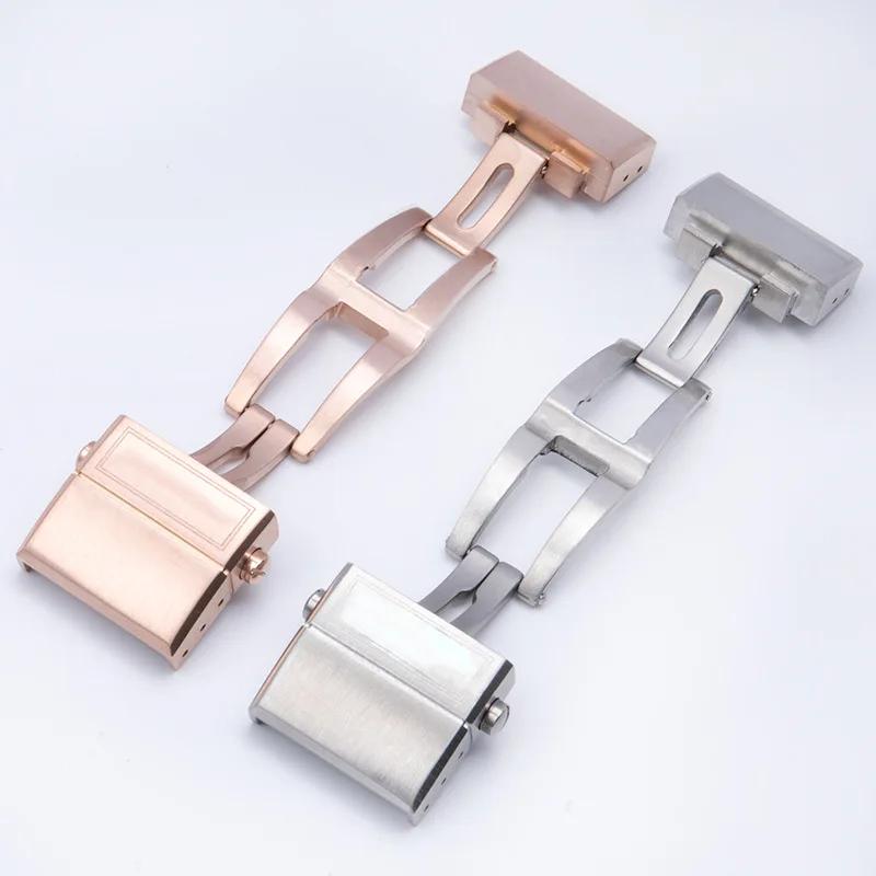 Příslušenství k hodinkám Spona Pro Ulysse Nardin Athens Spona pro gumový řemínek Spona Nerezová ocel Motýlová spona 20mm