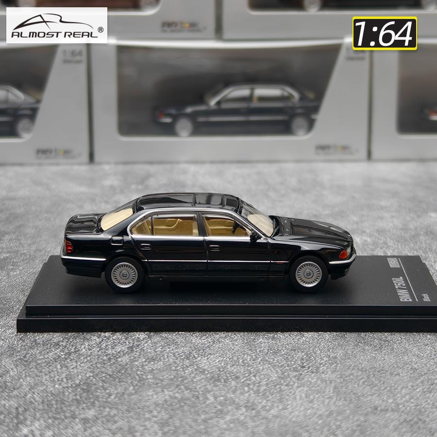 AR box diecast model 1/64 scale new 750iL (E38) Black static ornament Holiday gift collection