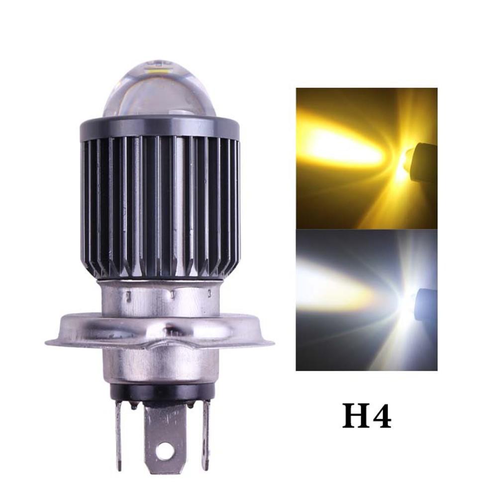 Die-cast Aluminum Housing H4 LED Headlight Aviation Aluminum Alloy Casing Yellow
