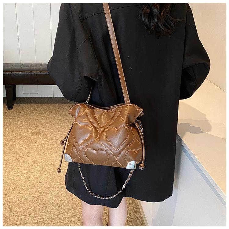 Eimerbeutel für Herbst- und Wintermode, Retro-Diamant, Nischen-einfache Wahl.