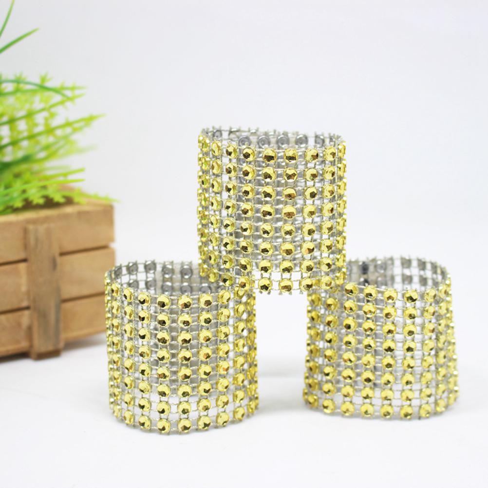 Napkin Ring Wedding Holders Buckles Crystal Weddings Serviette Napkins