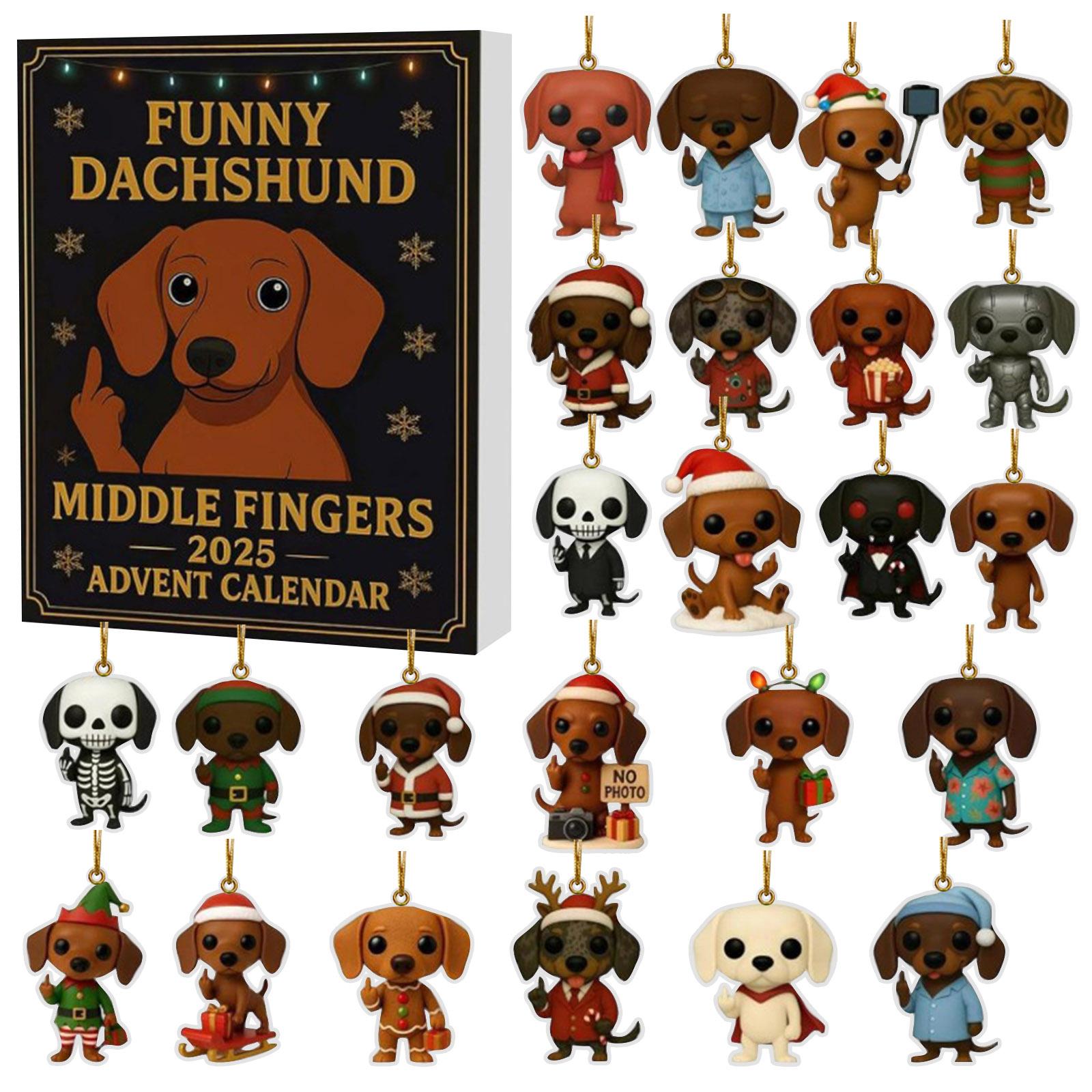 

2D Плоский Акриловый Мистери Бокс 24 шт. Подвеска с Коробкой в Виде Самолета Забавный Рождественский Календарь Обратного Отсчета One Size