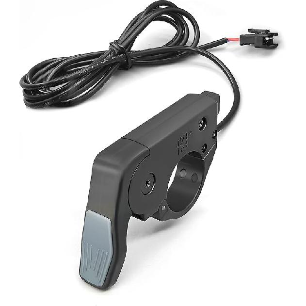 Ebike Quick Installation Thumb Throttle Compatible Left/Right Hand 36V/48V 60V/72V Electric Scooter Motor Throttle for Electric Bike Accessories