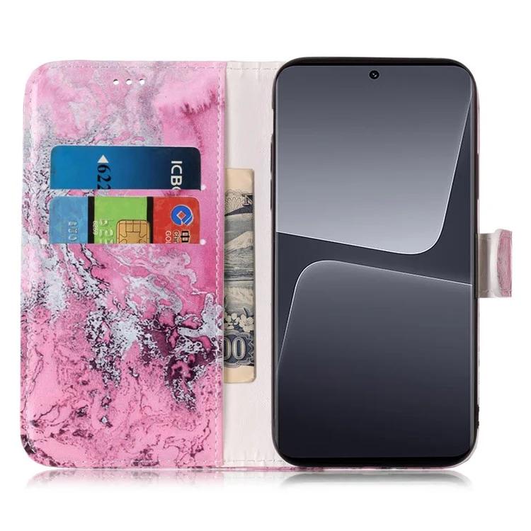 

For Xiaomi 13 Pro 5G Wallet Phone Case Pattern Printing Leather Flip Cover with Stand