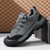 Suede Leather Men's Treking Footwear Lace Up Male Hiking Shoes Non-Slip Retro Casual Shoes for Men Soft Outdoor Walking Sneakers