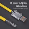Zinc Alloy Liquid Silicone Data Cable for Apple/Android/Type-C Devices
