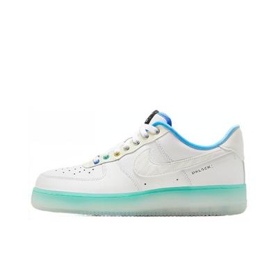 Air Force 1 Unlock Your Space Unisex Low Top Sneakers White Blue FJ7066-114