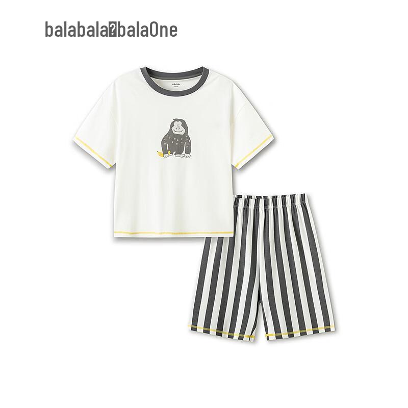 

Balabala Boys Summer Short Sleeve Antibacterial Pajama Set 170