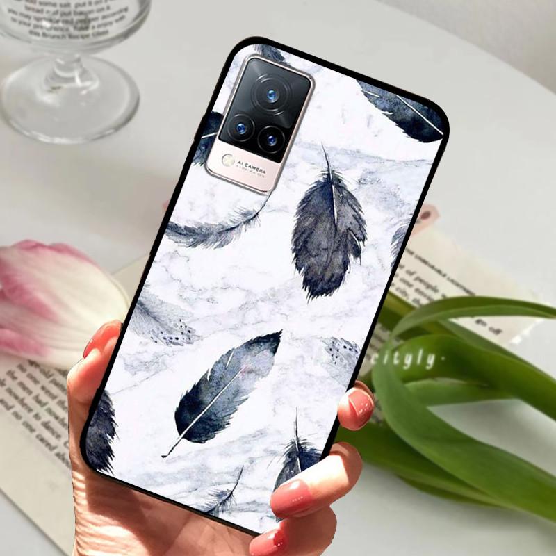 For vivo V21 5G 4G V21E Case Soft Silicone Phone TPU Coque Cover for Vivo V21E v21 V 21e 21 V2050 V2061 Protective Fundas Shell