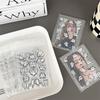 50Pcs Transparent Self-Adhesive Packing Storage Bag Cute Cartoon Dog Pocard Holder Card Cover Protector Po Film Protector