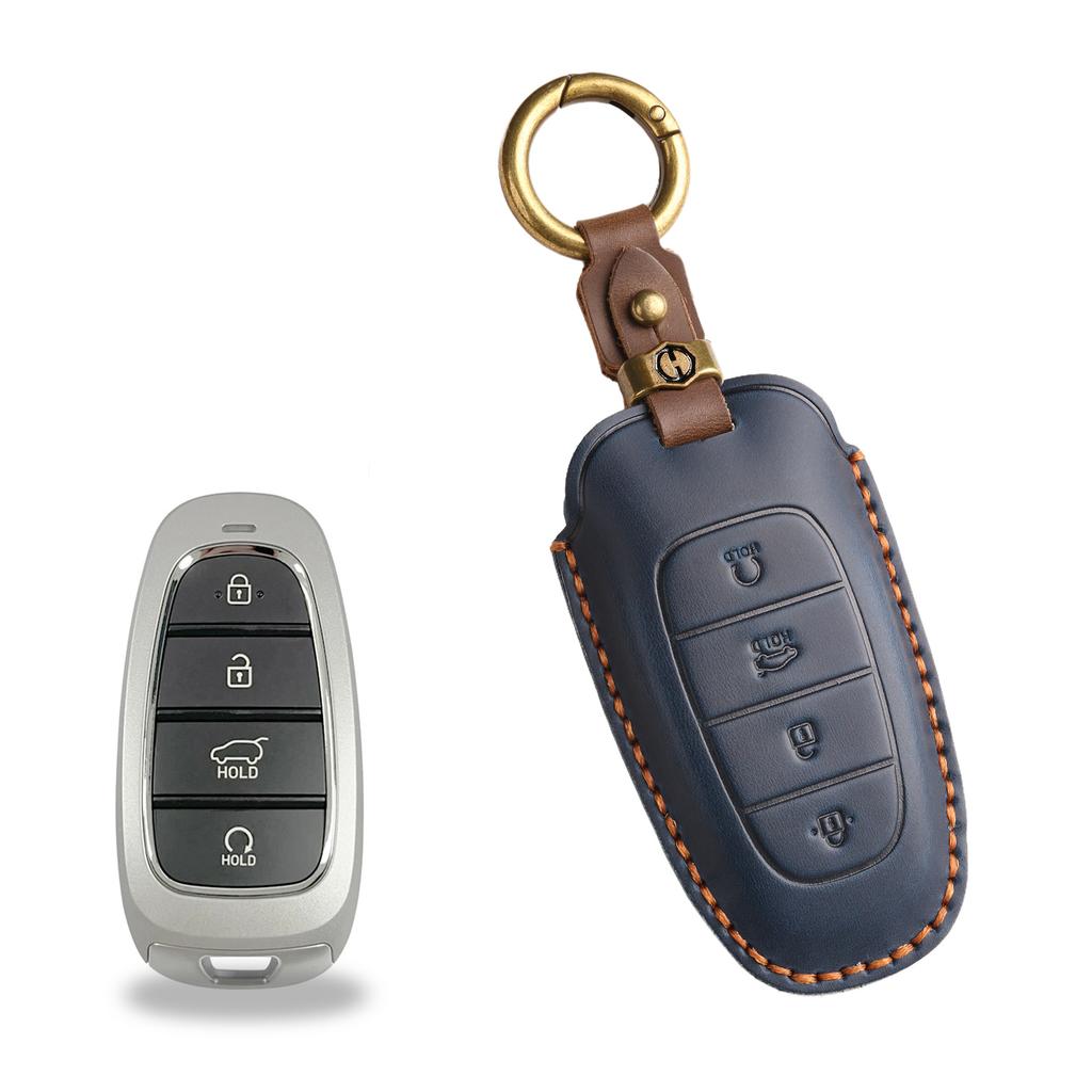 Car Key Case Suitable For Modern Car Key Case Staria/Sonata Sonata Leather Protective Case Buckle