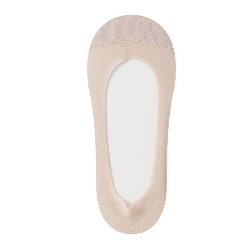 Women's Mesh Invisible Socks Cotton Sweat Wicking Breathable Boat Socks Anti-slip Socks Spliced Socks