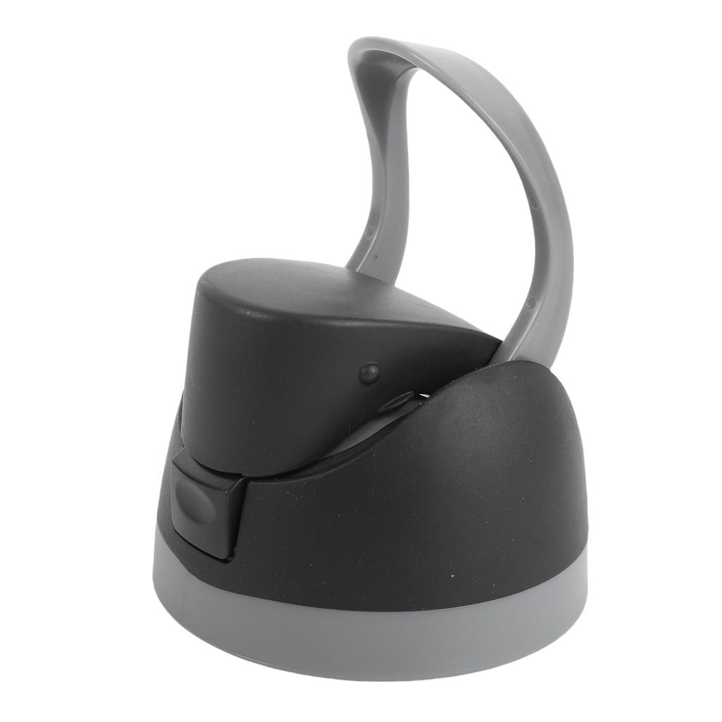 One Button Water Bottle Top Replacement Cap Plastic Leakproof Lid One Click Accessories Black