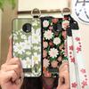 Ring Wristband Phone Case For MOTO Z4 Play Oil Painting Fashion Design Kickstand Anti-knock Back Cover Anti-dust Lanyard