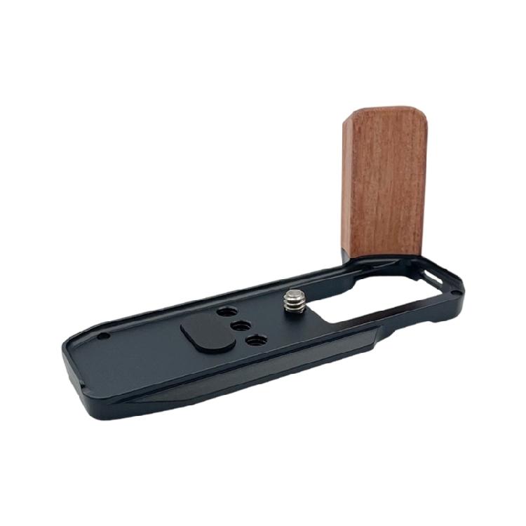 

Arca Compatible Wooden Hand Grip With Cold Shoe And Ergonomic Design For Improved Handling 1