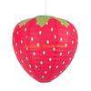 F26C 3D Strawberry Paper Lantern Foldable Hanging Lantern Fruit Theme Ornament Party Supplies Birthday Decors for Baby Shower