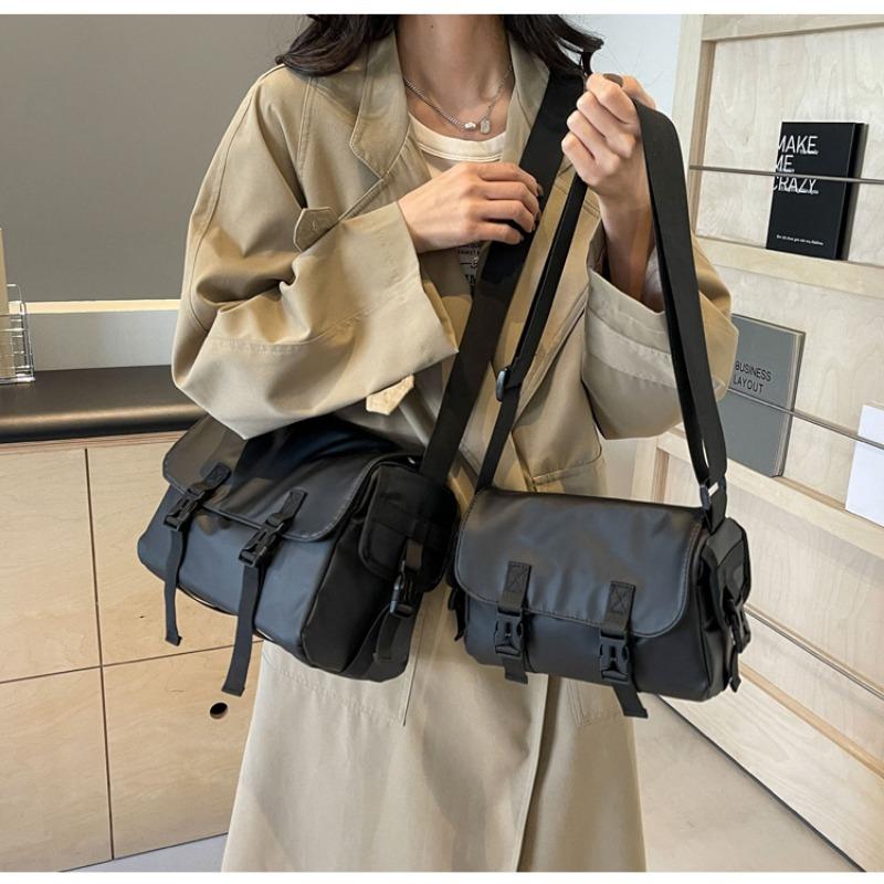 Trendy New Minimalist Messenger Bag TikTok Dropshipping Crossbody Shoulder Bag Casual Unisex Large Capacity Bag