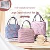Large Insulated Bento Lunch Bag with Thickened Aluminum Foil for Fresh-Keeping and Easy Carrying