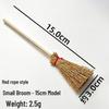 Handmade Mini Broom Halloween Party Decoration for Dollhouse Scenes