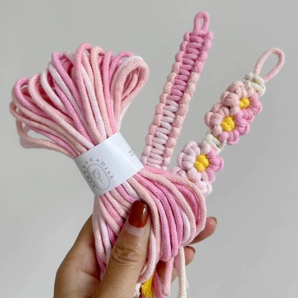 3mm Thickness Gradient Colorful Rope 10 Meters DIY Bracelet String  Bracelet Making