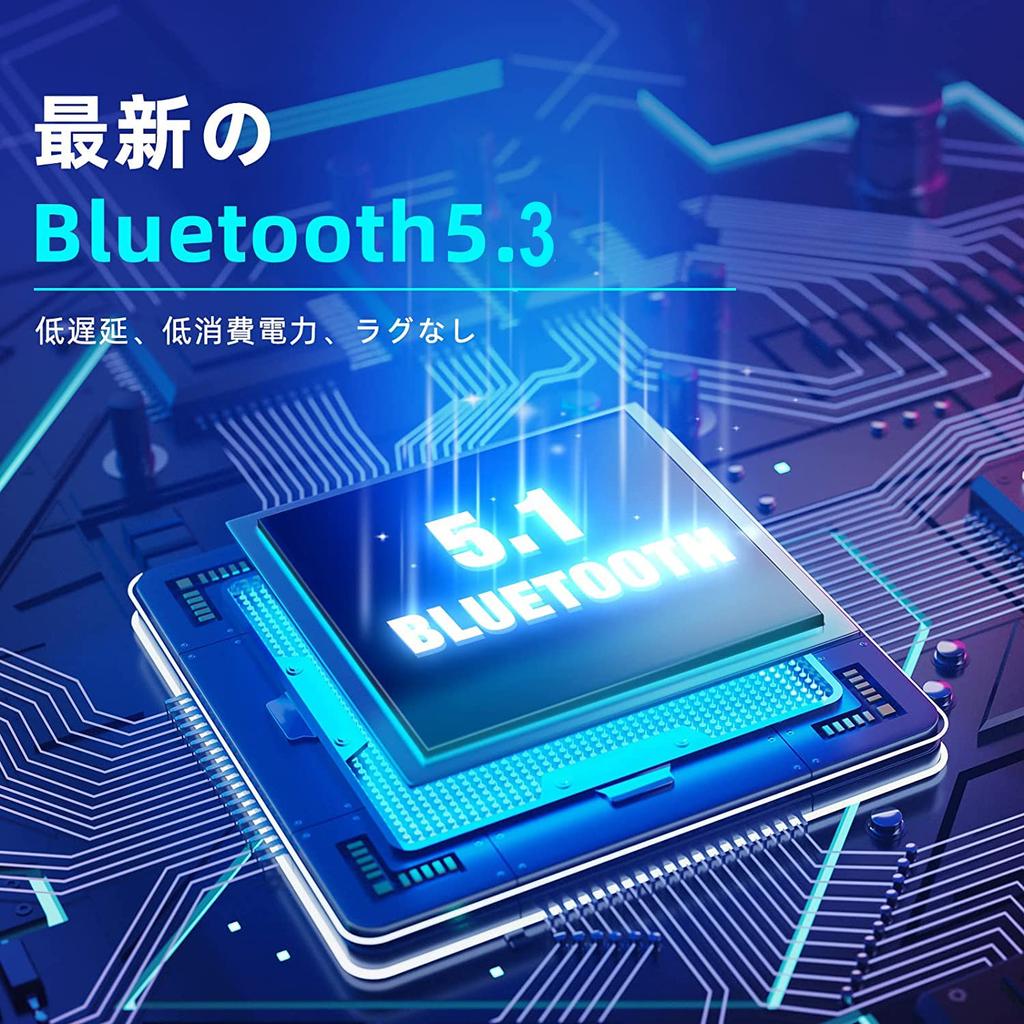 BERIBES Bluetooth Kulaklıklar, 65 Saat Çalma Süresi, 6 EQ Modu, Kablosuz Kulaklıklar, Bluetooth 5.3, Sadece 180g Ağırlığında, Rahat Oturma, HIFI Stereo