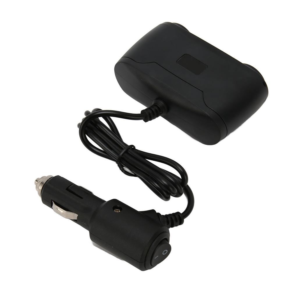 Car Cigarette Lighter 120W Multifunctional Dual USB Ports Charger Adapter for Mobile Devices
