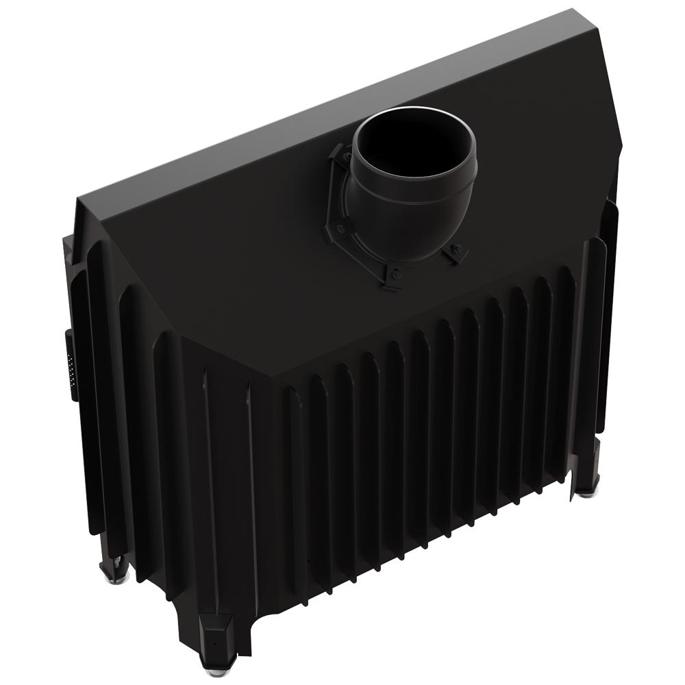 Steel fireplace KRATKI BLANKA 16 kW Ø 200