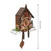 Cuckoo Clock Vintage Wall Clock Traditional Black Forest Clock Decorative Fun Design Durable MDF Materials Unique Home Decor
