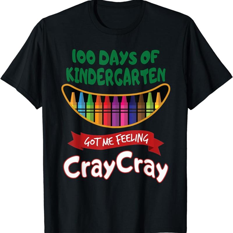 100 days of kindergarten got me feeling cray T Shirt S